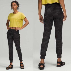 Lululemon Black Camo Rulu High Rise Ready to Rulu Pants